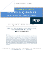 Ethics and Moral Dimension of Decision Making- Additional Reading[1]