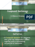 Compound Sentences PPT