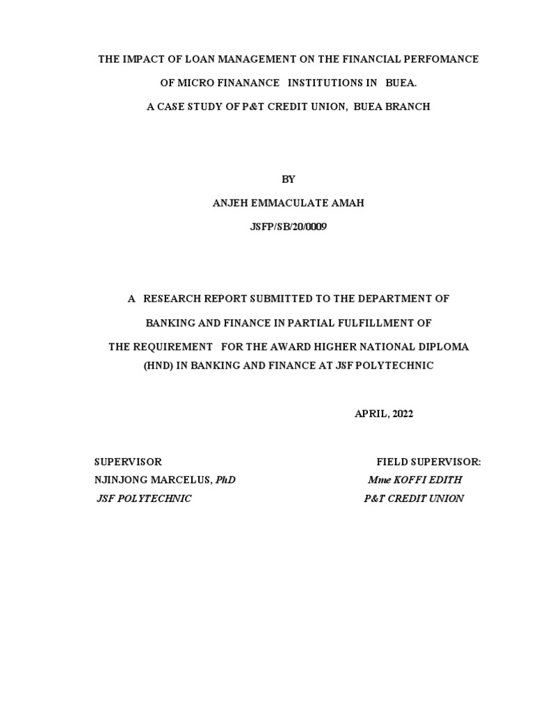 Loan Management final PDF