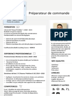 CV Préparateur de Commande PDF
