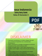 Bahasa Indonesia 11 SMTR 2