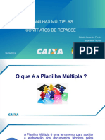 Ple - Planilhas-Múltiplas-Contratos-De-Repasse - Cláudio-Alexandre - Cef PDF