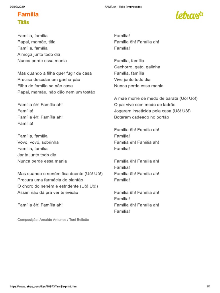 Música Família Pdf