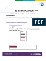 Instructivo Pruebas Online Admisiones LOGOSACADEMY PDF