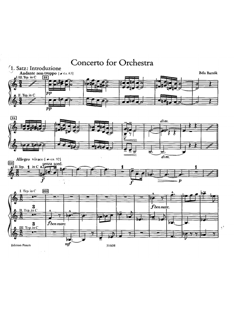 Trumpet Audition PDF