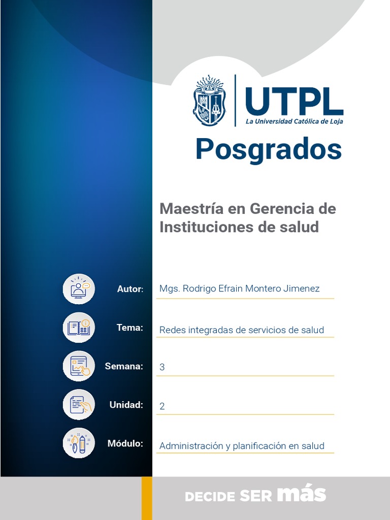 Redes Integradas de Salud | PDF | Sistema de salud | Organización ...