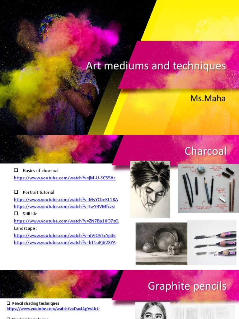 Art Mediums and TechniquesUpdated PDF