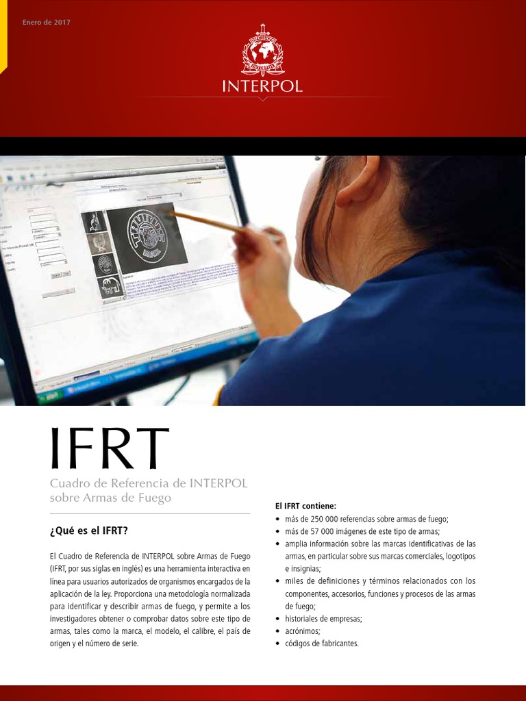 IFRT: Herramienta de INTERPOL sobre Armas | PDF | Armas de fuego