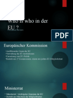 Who Is Who in Der EU