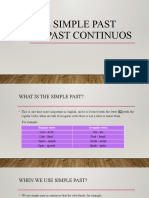 Simple Past vs Past Continuous