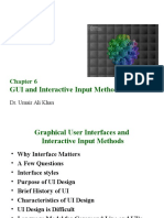 Chapter 6 - GUI and Interactive Input Methods