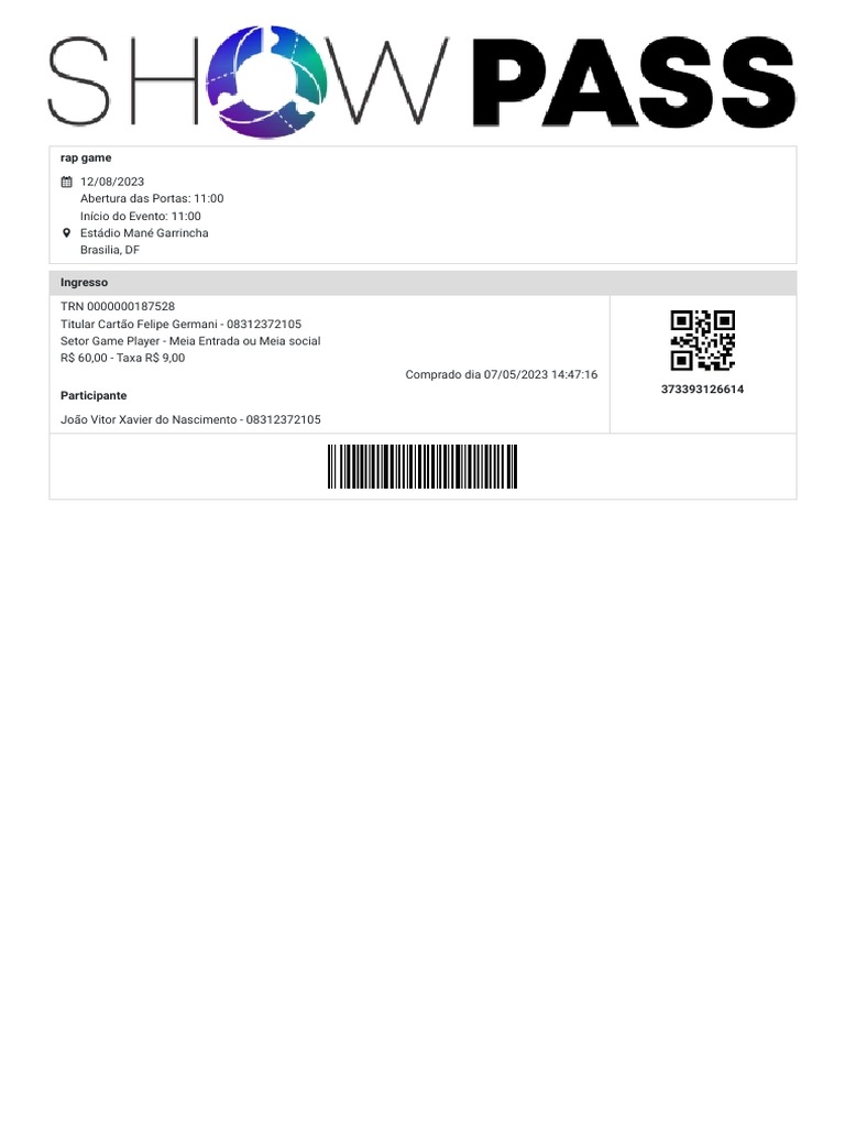 Https Sis - Showpass.com - BR Adm Novo Voucher - PHP Pag Id 187528&aut ...