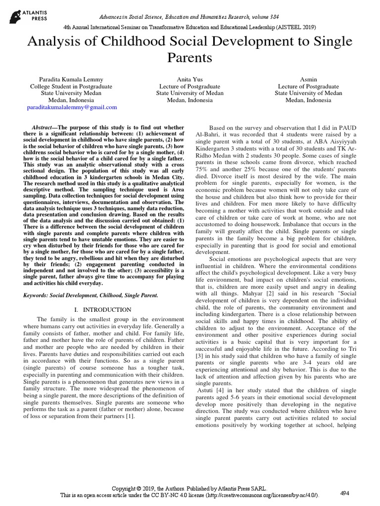 Analysis of Childhood Social Development | PDF | Family | Child Development