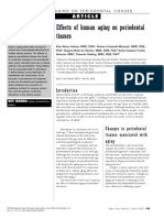 Special Care in Dentistry - 2009 - Huttner - Effects of Human Aging On Periodontal Tissues PDF