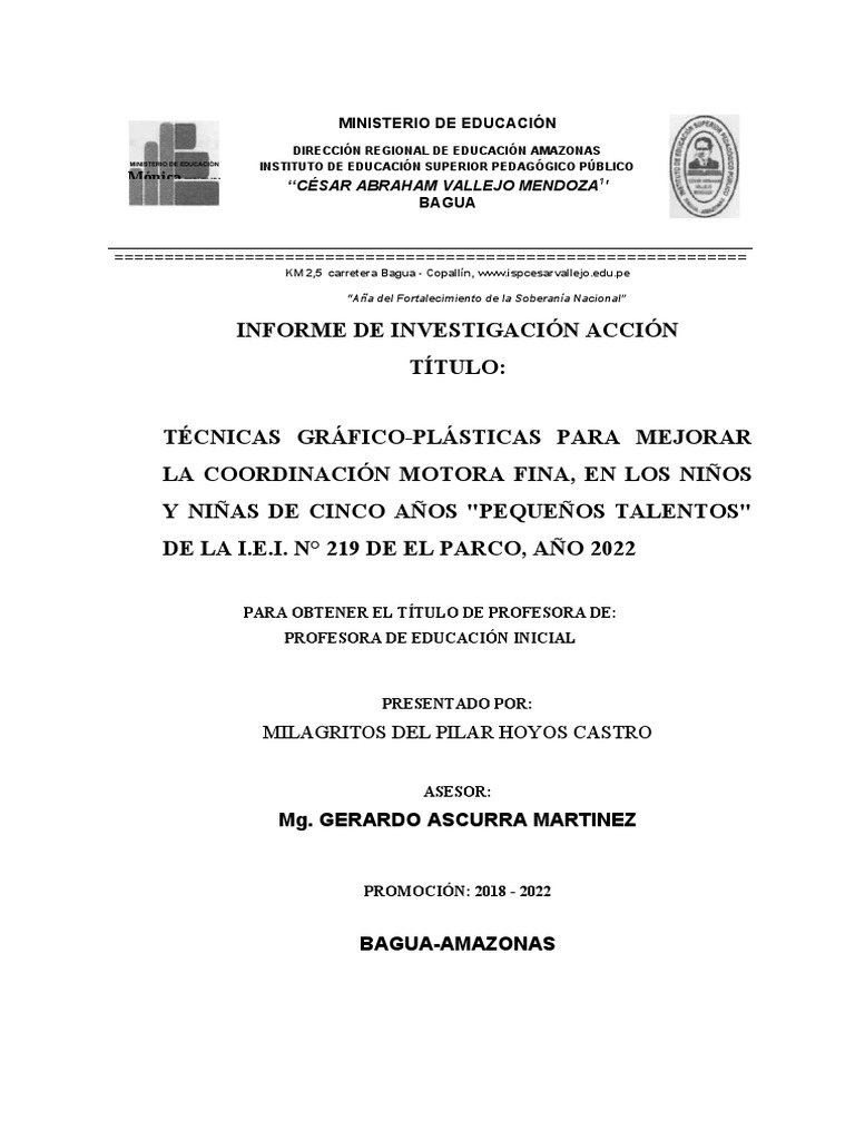 Tesis Milagritos OK empastar (3).docx PDF Aprendizaje Evaluación