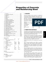 48 Propoerties of Concrete and Reinforcing Steel