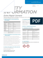 Extra Rapid Cement Msds 231018b