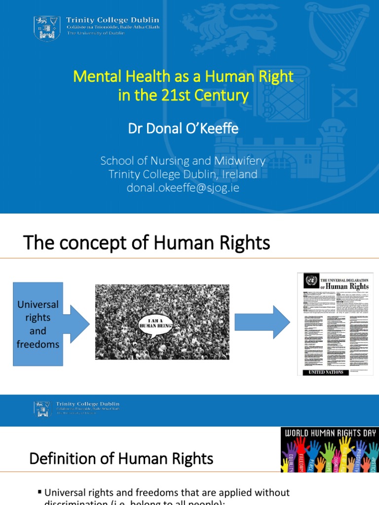 Who Resource Book On Mental Health Human Rights And Legislation – DAWP