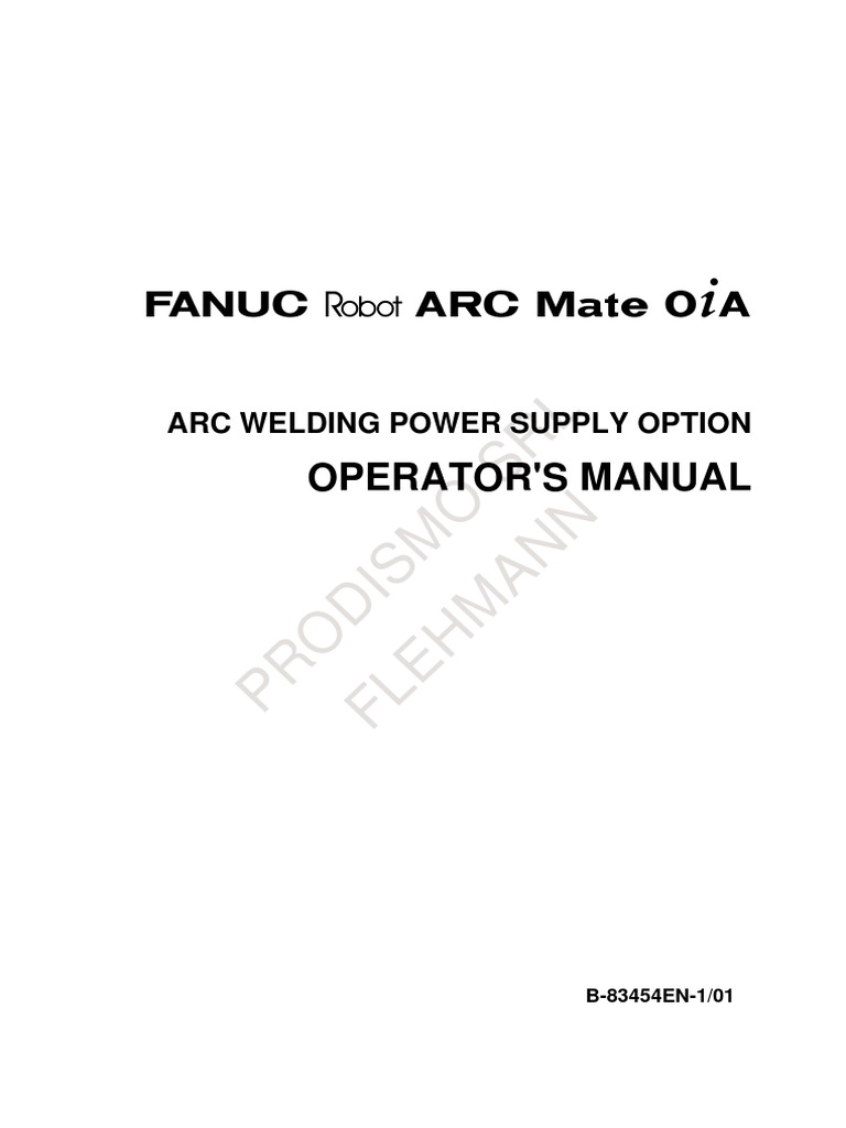 B 83454en 1 - 01 PDF | PDF | Robot | Robotics