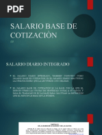 Cálculo del Salario Base de Cotización IMSS | PDF | Salario | Salario ...
