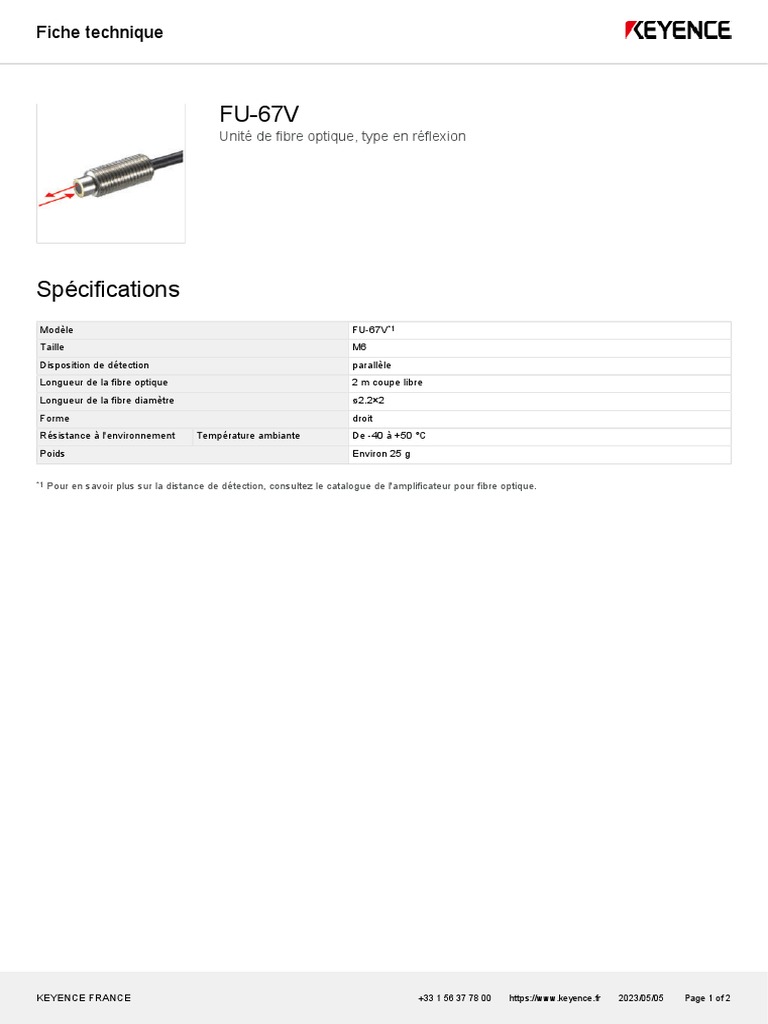 FU-67V Datasheet | PDF