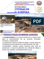 6-PRODUCTIVIDAD EN MINERÍA AURÍFERA