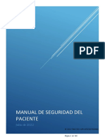 Manual de Seguridad Del Paciente PDF