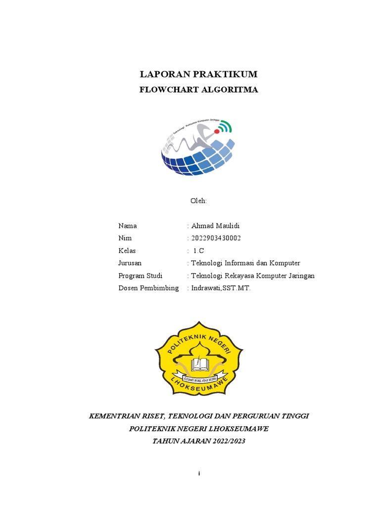 Praktikum Flowchart Algoritma TI | PDF | Komputer