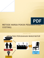 Metode Harga Pokok Pesanan Full Costing