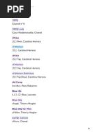 A List of Perfume and Fragrance Brands and Product Codes PDF