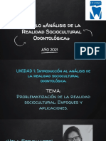 Clase Problematización de La Realidad Sociocultural Odontológica FOUNNE 2021