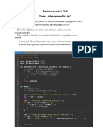 Lucrare Practică 6: Tema: Subprograme Fără Tip"