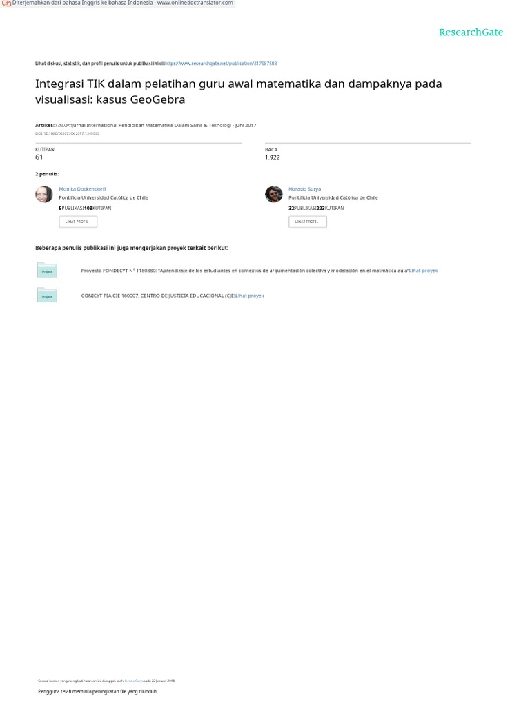 ICT Integration in Mathematics Initial Teacher Training and Its Impact ...