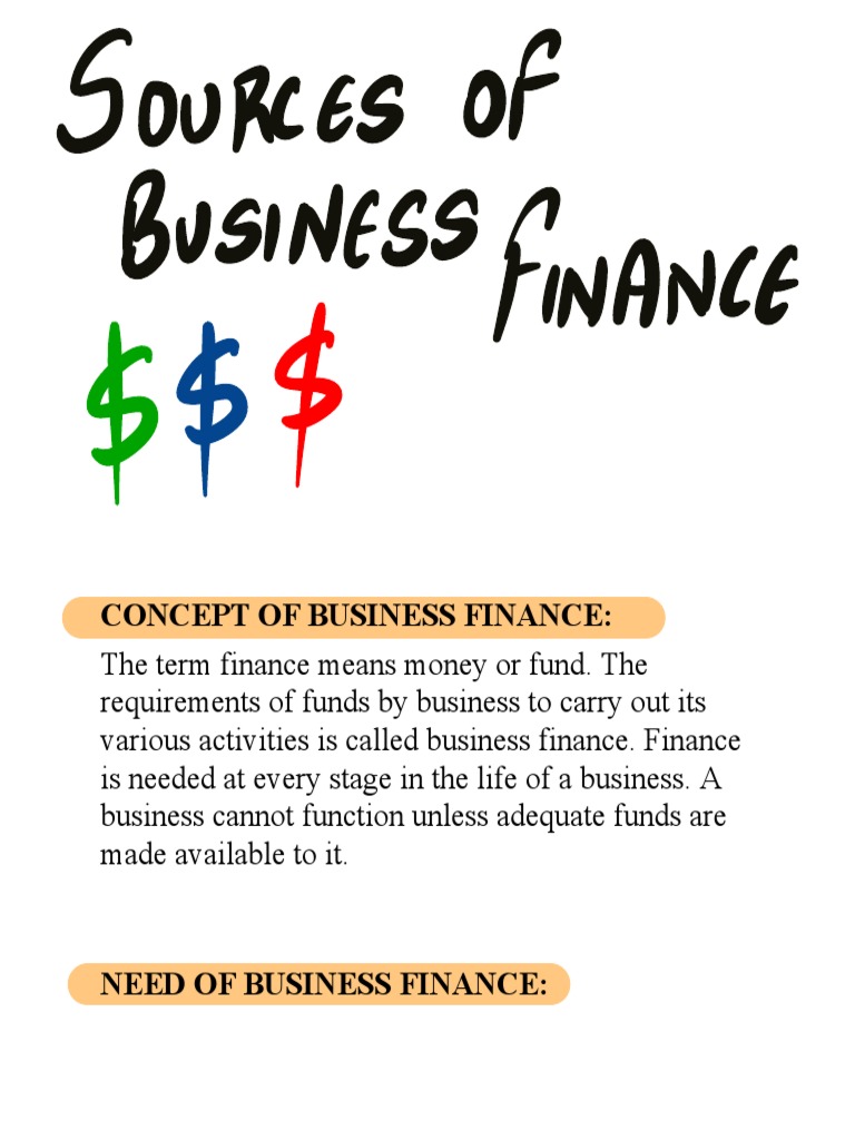 Sources OF BUSINESS FINANCE | PDF | Preferred Stock | Stocks