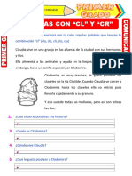 Palabras Con CR y CL para Primero de Primaria PDF