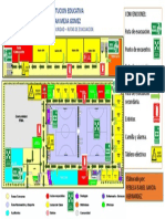 Sistema de seguridad y rutas de evacuación colegio