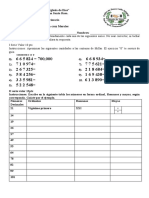 Evaluaciones Tercer Bimestre Colegio