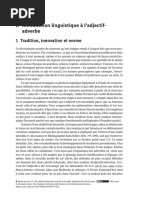 II Introduction Linguistique A Ladjectifadverbe | PDF | Adverbe ...