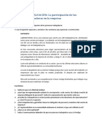 Trabajo - Participción de Los Trabajadores - 2 Evaluación PDF