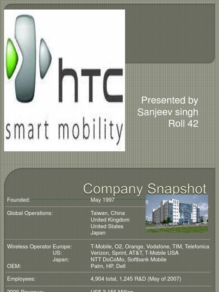 HTC Global Operations Overview | PDF