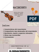 Presentación Proyecto Musical Ilustrativa Instrumentos Naranja y Turquesa
