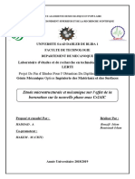 Etude Microstructurale Et Mécanique Sur L'effet de La Boruration Sur La Nouvelle Phases Max Cr2AlC PDF