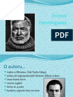 E. Hemingway, Starac I More-Prezentacija