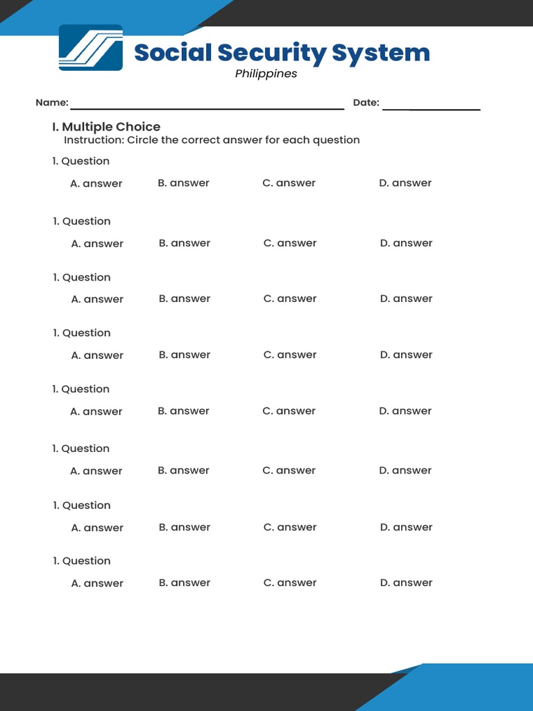 SSS - Multiple Choice | PDF | Language Arts & Discipline