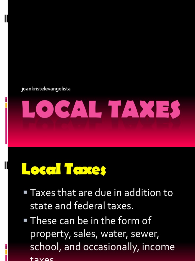 Overview of Local Taxes in the Philippines | PDF | Dividend | Taxes