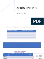 Plantilla de Evaluación - Unidad Iii