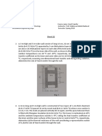 Heat Transfer Sheet (2) Course Name