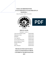 Makalah Mikroekonomi Kelompok 5 - Kebaikan Dan Keburukan Pasar Persaingan Sempurna PDF