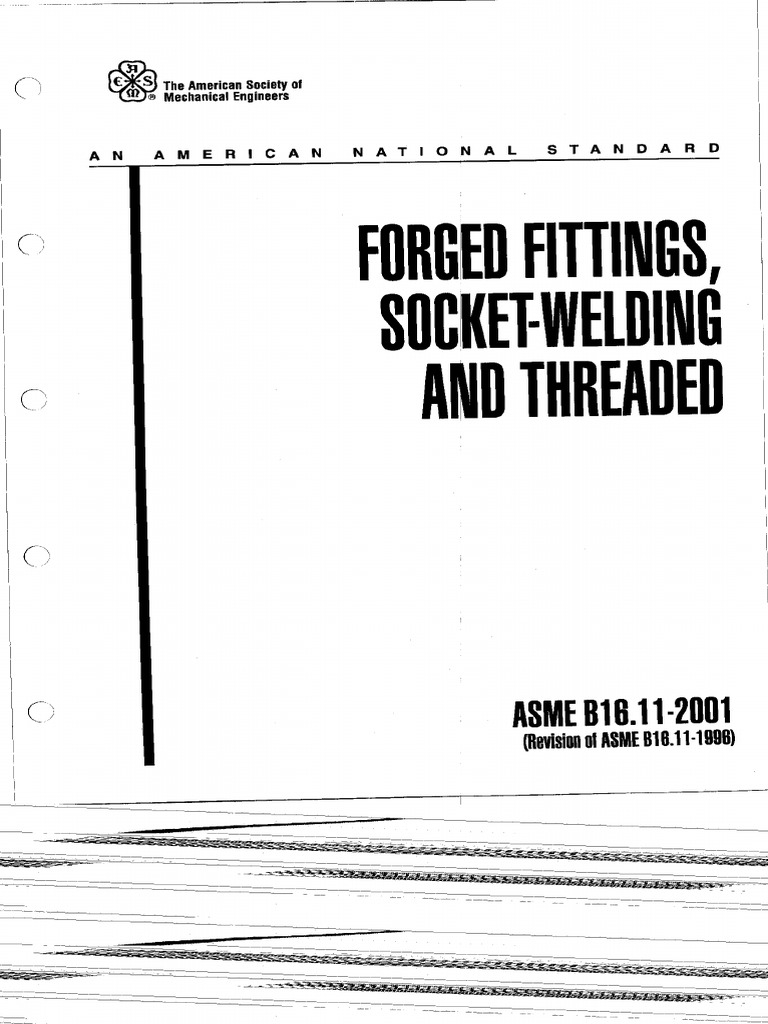 Asme B16.11-2001 PDF | PDF
