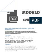 Modelo Contrato de Aluguel de Imovel Residencial Comercial Atualizado